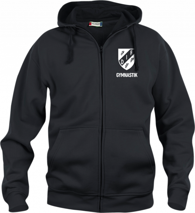 Clique - Dianalund Klub-Hoodie With Zip Adult - Preto